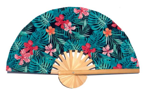 Tropical Wedding Fans by Fantastica - Supplier of plain and printed hand  fans for weddings, promotions and other special occasions